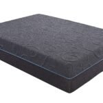 14-Inch Queen Hybrid Mattress in a Box – Medium Firm, Dark Gray