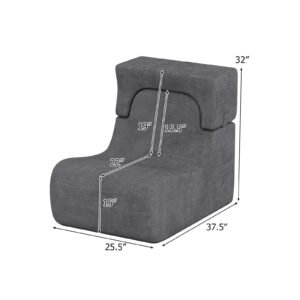 Boneless floor chair dimensions