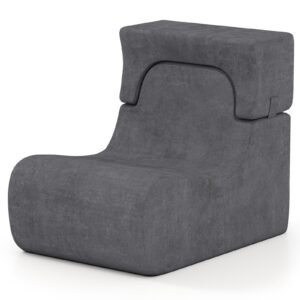 floor chair with detachable headrest