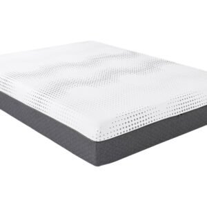 12-inch Full hybrid mattress with white breathable cover